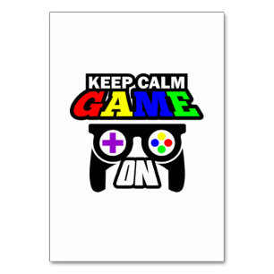 Gamer Gift Behalte Beruhiges Spiel auf Tischnummer