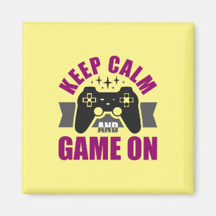 Gamer Gift Behielt Calm Games on Magnet