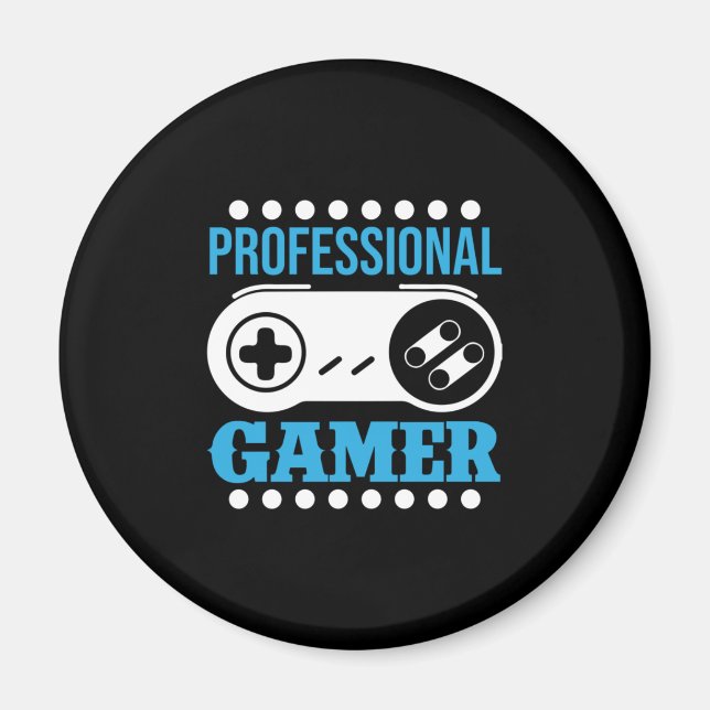 Gamer Gift Beruflich Gamer Magnet (Vorne)