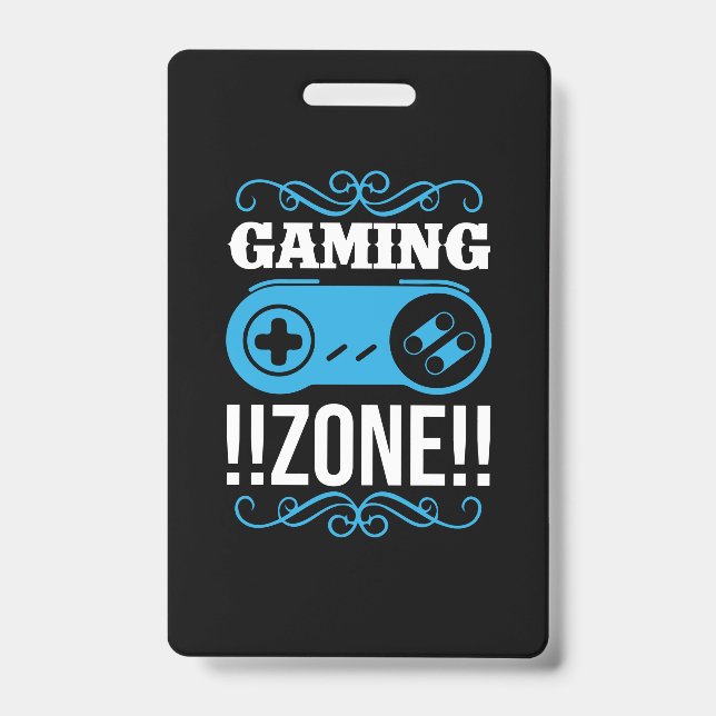 Gamer Gift Gaming Zone Ausweis (Vorderseite)