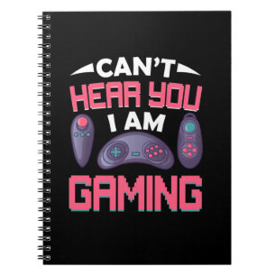 Gamer Gift I Am Gaming Notizblock