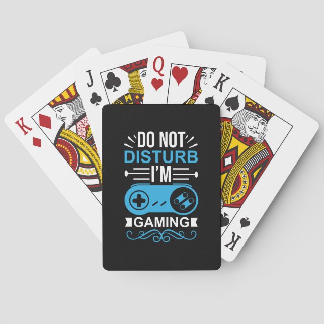 Gamer Gift I Am Gaming Spielkarten (Rückseite)