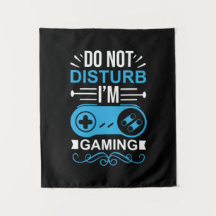 Gamer Gift I Am Gaming Wandteppich