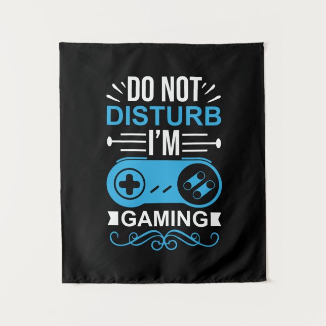 Gamer Gift I Am Gaming Wandteppich (Vorderseite)
