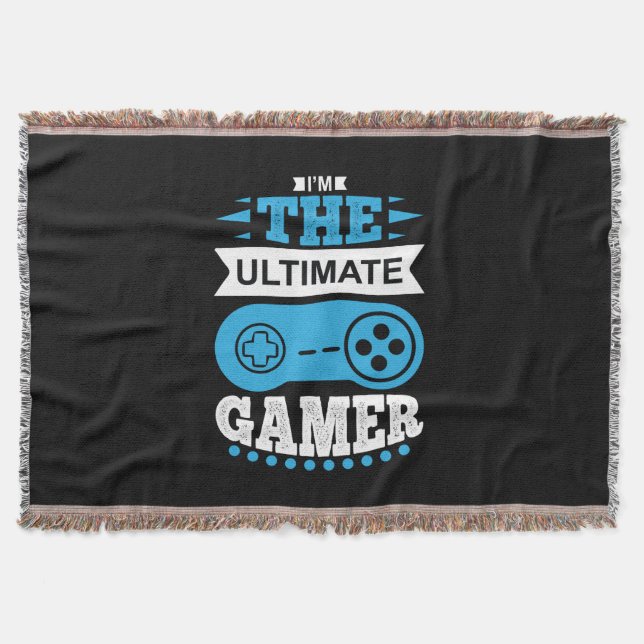 Gamer Gift Ich bin der ultimative Gamer Decke (Vorderseite)