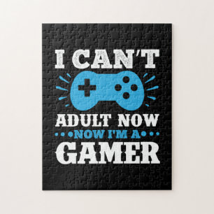Gamer Gift Jetzt bin ich Gamer Puzzle