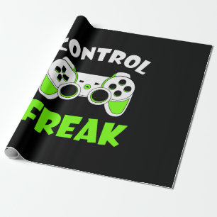 Gamer Gift Kontrolle Game Geschenkpapier