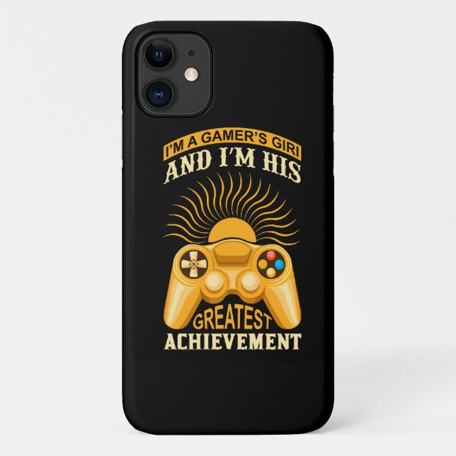 Gamer Girl Case-Mate iPhone Hülle (Rückseite)