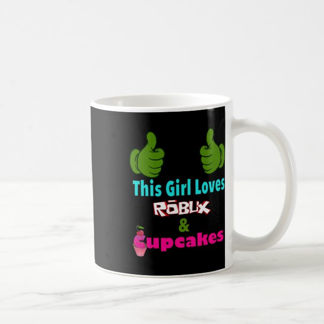 Gamer Girl Design Saying This Girl Loves Robux And Kaffeetasse (Rechts)