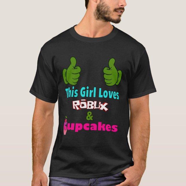 Gamer Girl Design Saying This Girl Loves Robux And T-Shirt (Vorderseite)