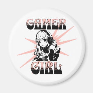 Gamer Girl   Gaming Magnet