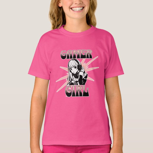 Gamer Girl | Gaming T-Shirt (Vorderseite)