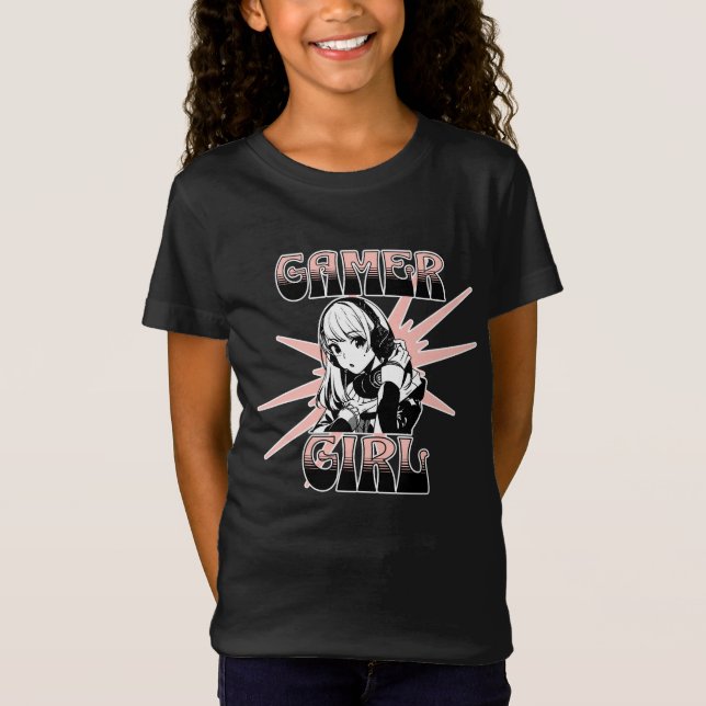 Gamer Girl | Gaming T-Shirt (Vorderseite)