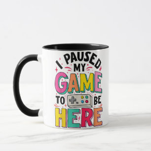 Gamer Girl Ich hielt mein Spiel an, um hier lustig Tasse