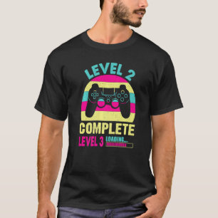 Gamer Girl Level 2 Komplettes Videospiel zum 2. Ge T-Shirt