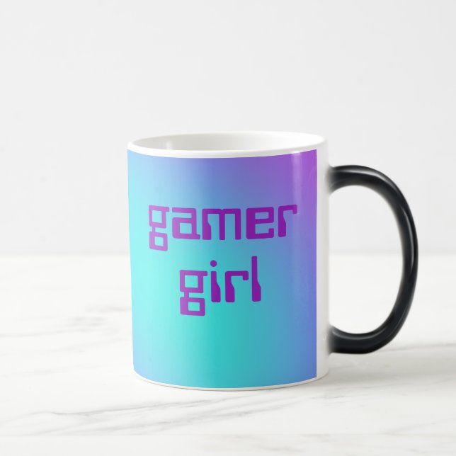 Gamer Girl Magic-Tasse Verwandlungstasse (Rechts)