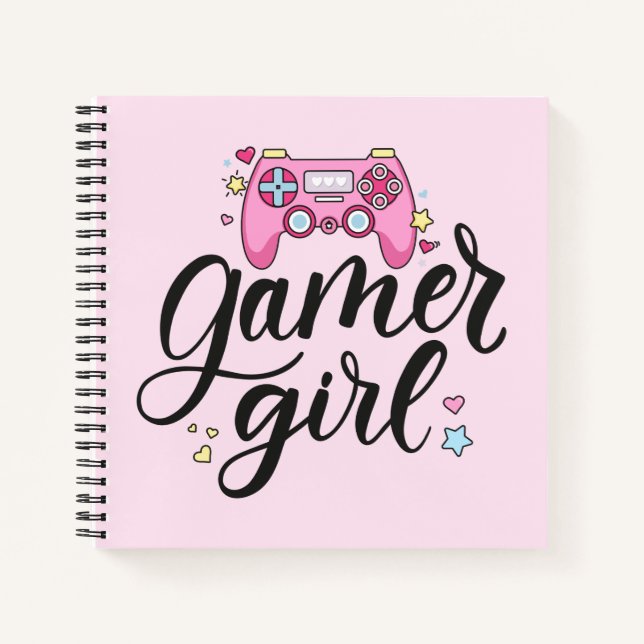 Gamer Girl Notizbuch (Vorderseite)