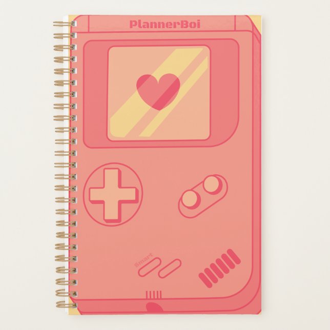 Gamer Girl Planer Notizbuch (Vorderseite)