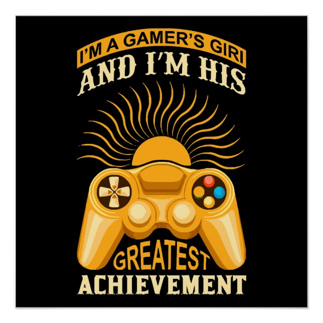 Gamer Girl Poster (Vorderseite)