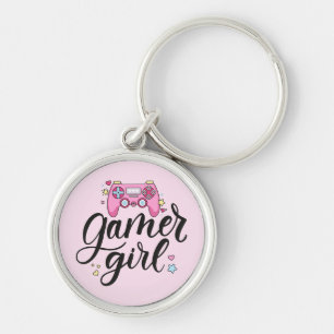 Gamer Girl Schlüsselanhänger