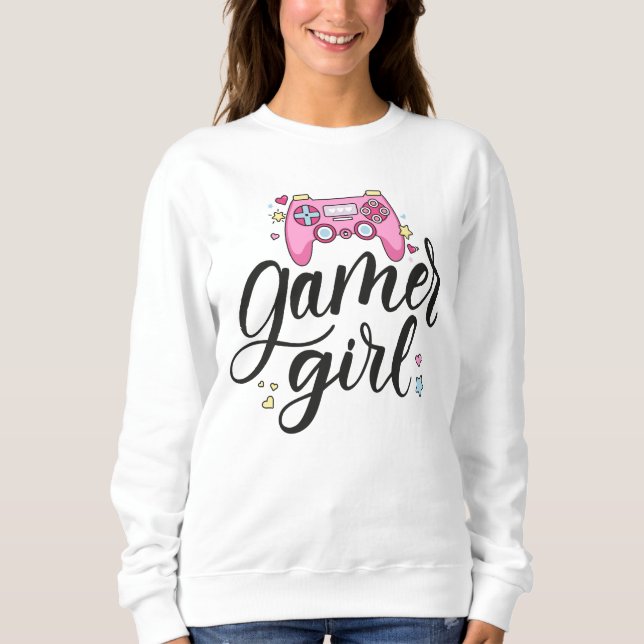Gamer Girl Sweatshirt (Vorderseite)