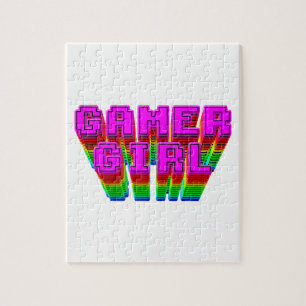 Gamer Girl Text Puzzle