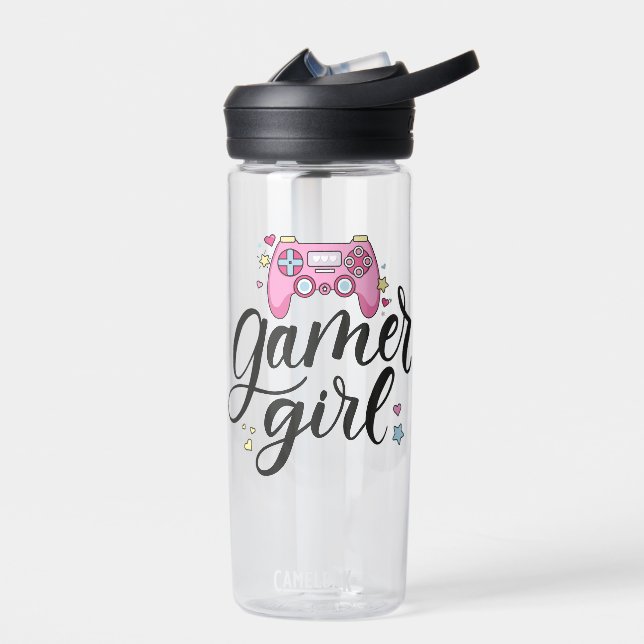 Gamer Girl Trinkflasche (Links)