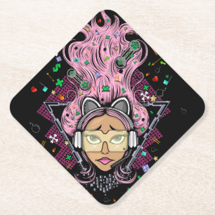 Gamer Girl Untersetzer