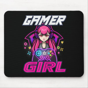 Gamer Girl Video Game Women Gaming Lover Niedliche Mousepad