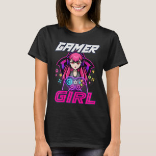 Gamer Girl Video Game Women Gaming Lover Niedliche T-Shirt