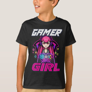 Gamer Girl Video Game Women Gaming Lover Niedliche T-Shirt