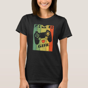 Gamer Girl Vintag Outfit Girls Gamers - Videospiel T-Shirt