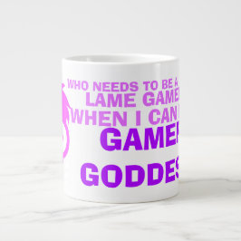 Gamer Goddess Funny Spaß Meme Jumbo-Tasse