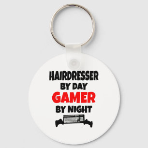 Gamer Hairdresser Schlüsselanhänger