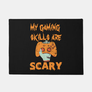 Gamer Halloween Gaming Skills sind Beängstigend lu Fußmatte