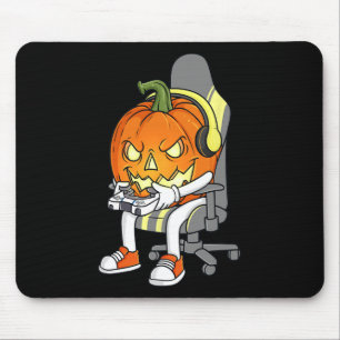 Gamer Halloween Jackolantern Beängstigend Gaming B Mousepad