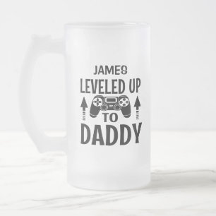 Gamer hat bis zu Daddy Personalisierten Namen Mattglas Bierglas