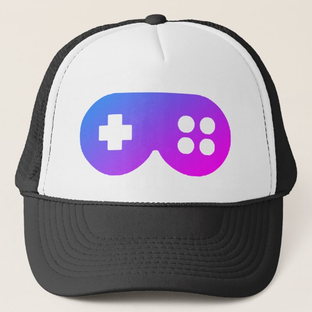 Gamer Hat Truckerkappe (Vorderseite)