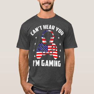 Gamer Headset Cant hört euch im Gaming Memorial T-Shirt
