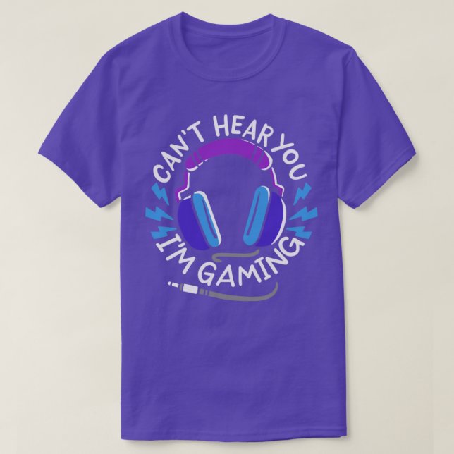 Gamer-Headset T-Shirt (Design vorne)