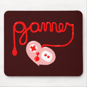 Gamer Heart Mousepad
