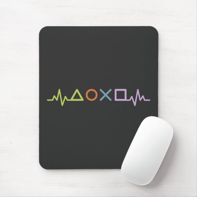 Gamer Heartbeat Controller Puls Mousepad (Mit Mouse)