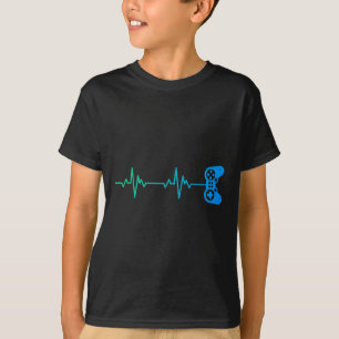 Gamer Heartbeat Cooler Videospielcontroller für Ne T-Shirt