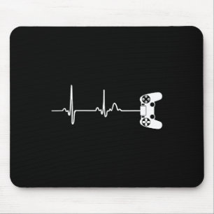 Gamer Heartbeat für Videospielspieler Mousepad