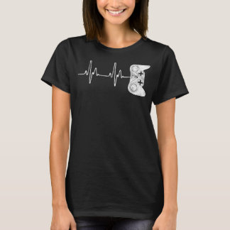 Gamer Heartbeat Video Game T-Shirt