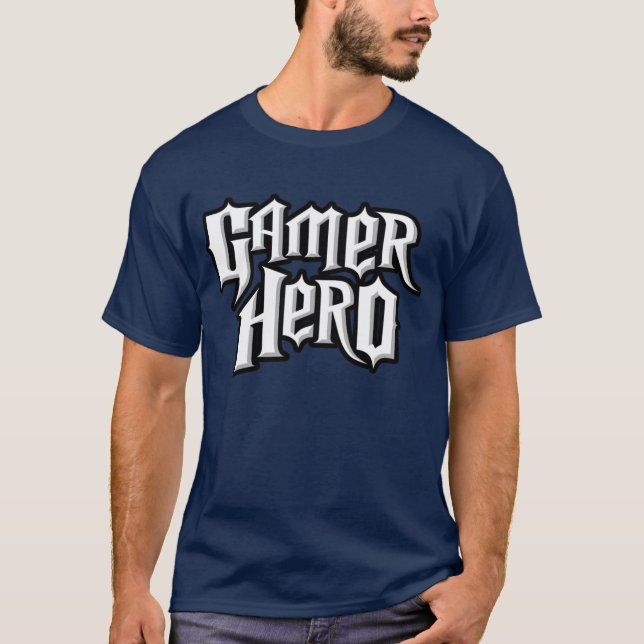 Gamer-Held T-Shirt (Vorderseite)