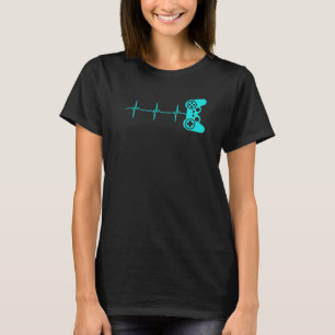 Gamer-Herzschlag für Gaming-Freaks und Gaming-Enth T-Shirt