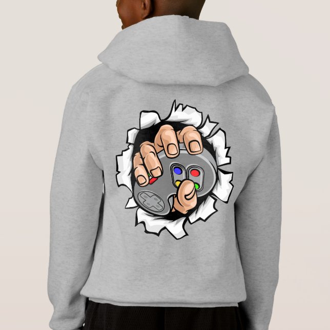 Gamer Hoodie (Rückseite)