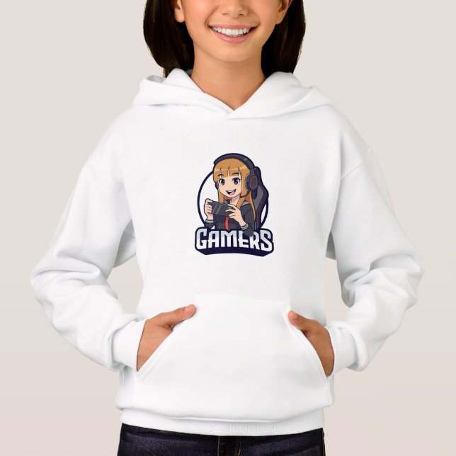 "Gamer" Hoodie (Vorderseite)