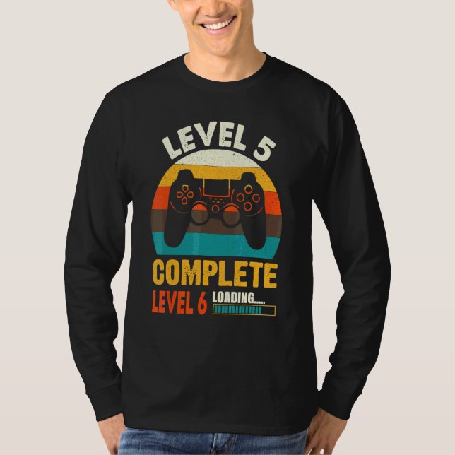 Gamer-Husband-Ehefrau Verheiratet Stufe 5 Vollstän T-Shirt (Vorderseite)
